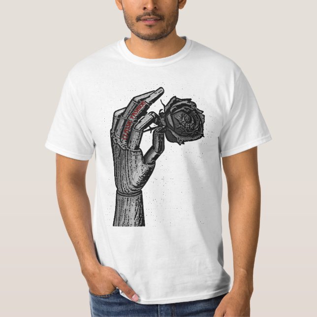 Schwarzer Rosen-T - Shirt der CF (Vorderseite)
