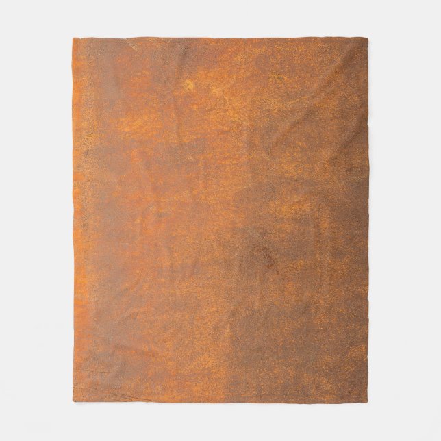 Schwarzer Rost, Metallstruktur nah-up. Fleecedecke (Vorderseite)