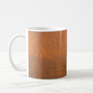 Schwarzer Rost, Metallstruktur nah-up. Kaffeetasse