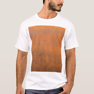 Schwarzer Rost, Metallstruktur nah-up. T-Shirt