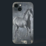Schwarzer Running Stallion Case-Mate iPhone Hülle<br><div class="desc">Dieses Gemälde von Ethan Harper ist faszinierend. Er fasste die Schönheit des Hengstes zusammen,  der mit zwei einfachen Farben assoziiert wurde: schwarz und beige. Dieser zeitgenössische Kunstdruck eines schwarzen Hengstes verleiht jedem Wohnzimmer,  Esszimmer oder Schlafzimmer Charakter.</div>