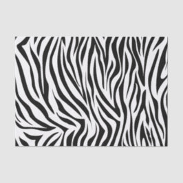 Schwarzer SafariZebra Seidenpapier