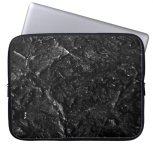 Schwarzer Sand Laptopschutzhülle