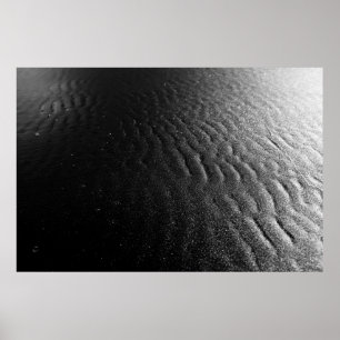 Schwarzer Sand Poster