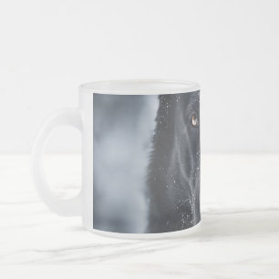 Schwarzer Schäfer Mattglastasse