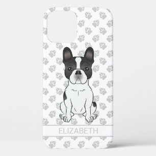 Schwarzer Schecke Französische Bulldogge / Französ Case-Mate iPhone Hülle