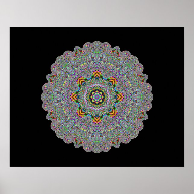 Schwarzer Schlag Poster (Vorne)