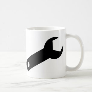 Schwarzer Schlüssel Tasse