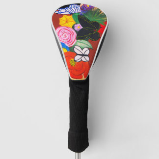 Schwarzer Schmetterling 2 - Golf Headcover