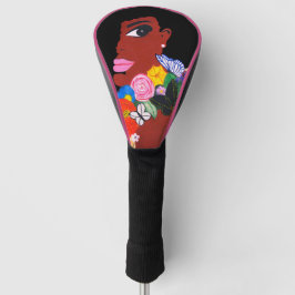Schwarzer Schmetterling Golf Headcover