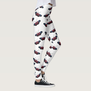 Schwarzer Schmetterling Leggings
