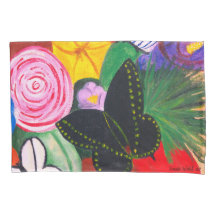 Schwarzer Schmetterling - Pillowcase
