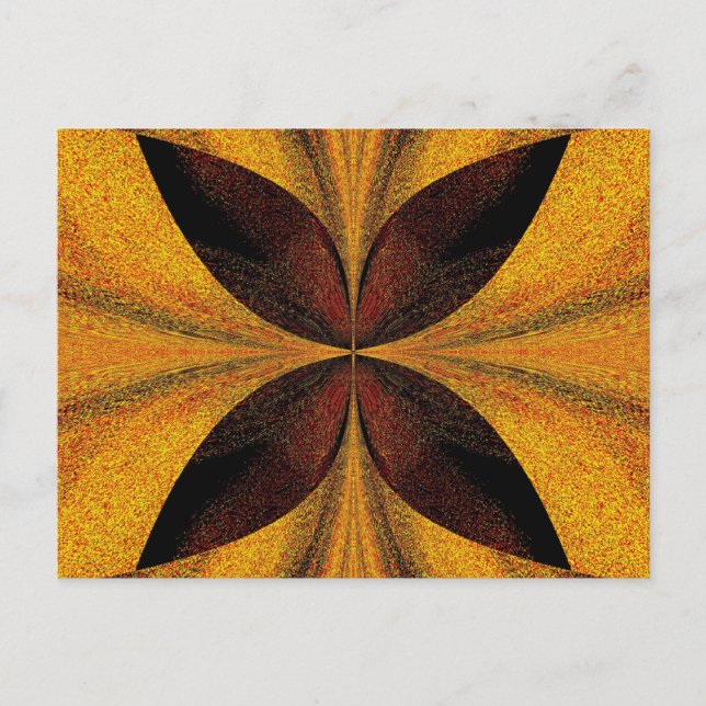 Schwarzer Schmetterling Postkarte (Vorderseite)