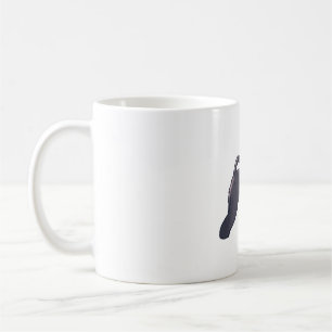 Schwarzer Schnauzer-Hund Kaffeetasse