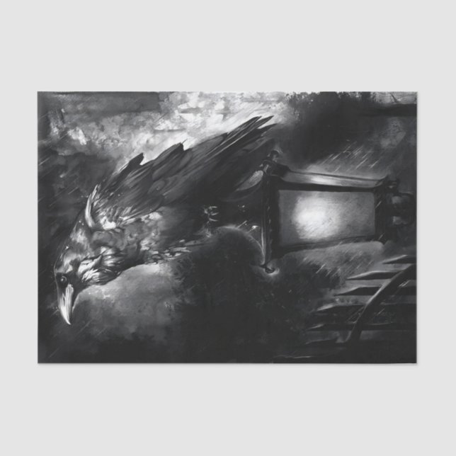 Schwarzer Schnitt Seidenpapier (Vorderseite)