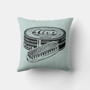 Schwarzer Schuhpolster Kissen