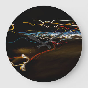 Schwarzer Schütze Große Wanduhr