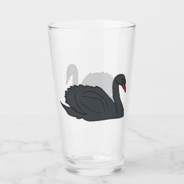 Schwarzer Schwan Glas