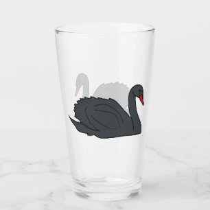 Schwarzer Schwan Glas