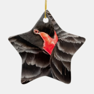 Schwarzer Schwan Keramikornament