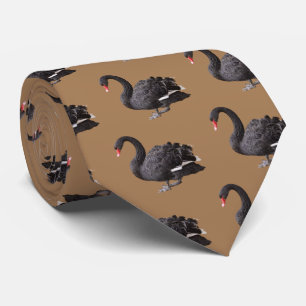 Schwarzer Schwan Krawatte