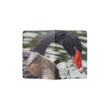 SCHWARZER SCHWAN-PASSHÜLLE
