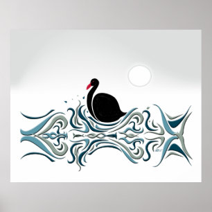 Schwarzer Schwan Poster