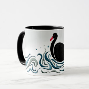 Schwarzer Schwan Tasse