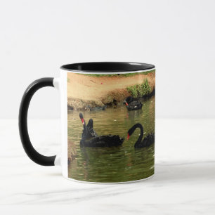 Schwarzer Schwan-Tasse Tasse