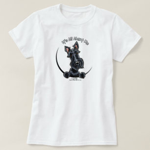 Schwarzer Scottie IAAM T-Shirt