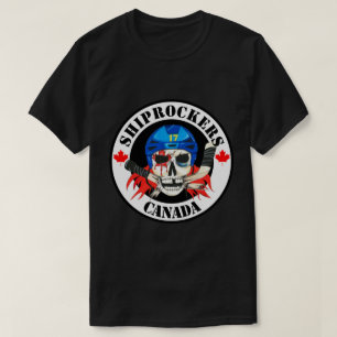 Schwarzer Shiprockers Kanada T - Shirt