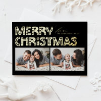Schwarzer Skandinavier - Zwei Fotos Weihnachten