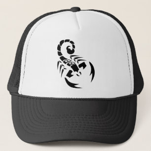 schwarzer Skorpion Truckerkappe