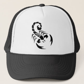 schwarzer Skorpion Truckerkappe