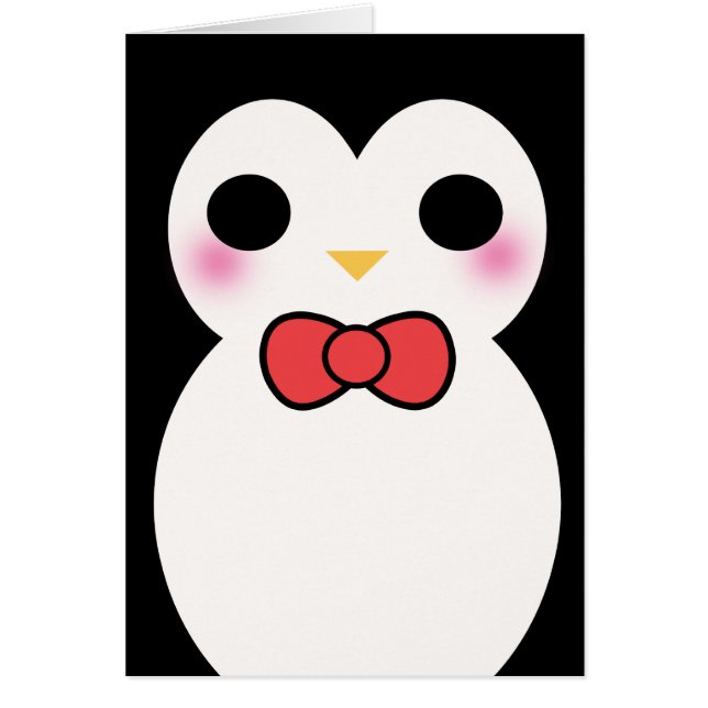 Schwarzer Smokings-Pinguin (Vorne)