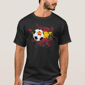 Schwarzer Spanien T - Shirt. 01 T-Shirt