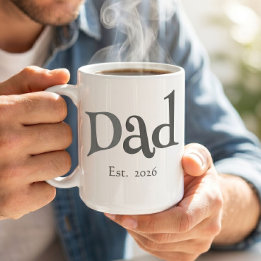Schwarzer Spaß Fett Gediegener Neuer Vater Kaffeetasse
