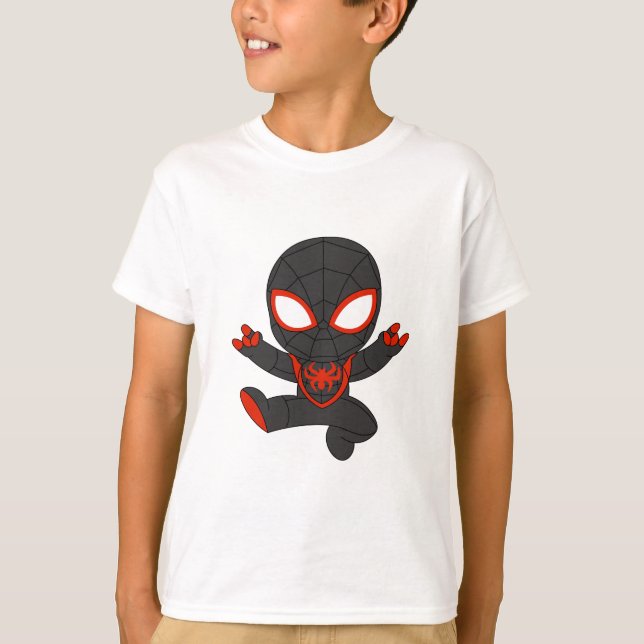 Schwarzer Spion Ninja T-Shirt (Vorderseite)