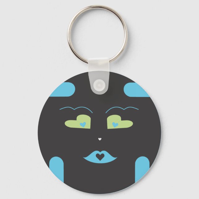 Schwarzer Sponap, Sertzeli Schlüsselanhänger (Vorderseite)