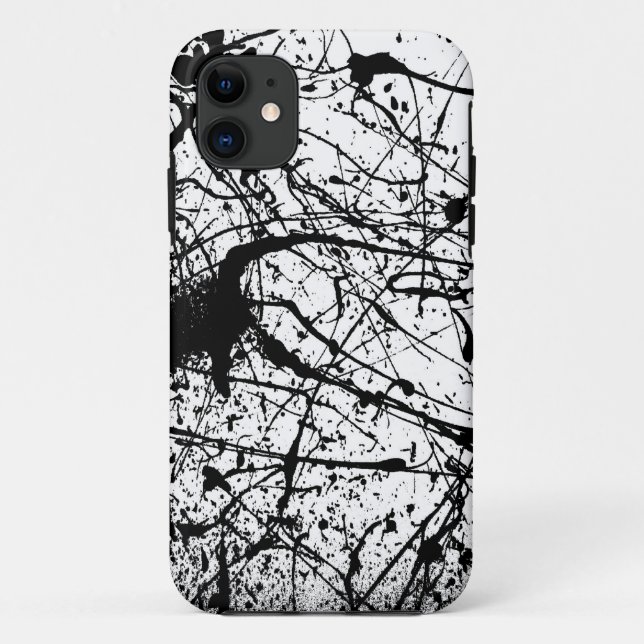 Schwarzer Spritzer iPhone 5 kaum dort Kasten Case-Mate iPhone Hülle (Rückseite)