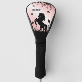 Schwarzer Stallion rosa züchten Golf Headcover