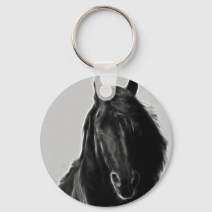 Schwarzer Stallion Schlüsselanhänger