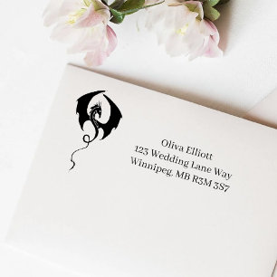 Schwarzer Stammesdrache Permastempel