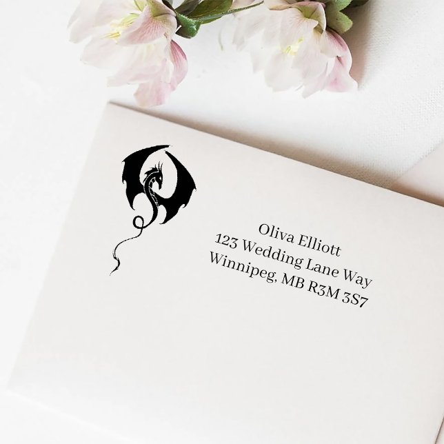 Schwarzer Stammesdrache Permastempel (Von Creator hochgeladen)