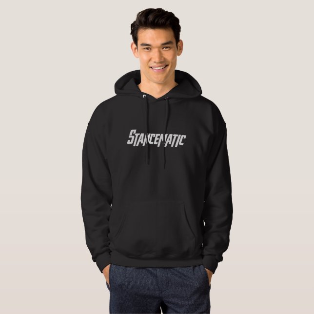 SCHWARZER STANCEMATIC HOODIE (Vorne ganz)