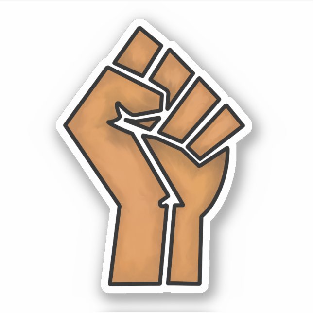 Schwarzer Stolz erste Einheit Geschichte Afrikanis Aufkleber (Vorderseite)