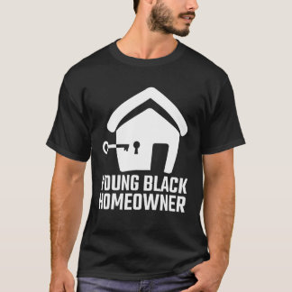 Schwarzer Stolz Erstmals Hauseigentümer Umzugsankü T-Shirt