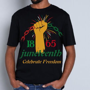 Schwarzer Stolz Freiheit Juneteenth  T-Shirt