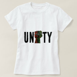 Schwarzer Stolz Rot-Grün-Pfanne afrikanische Flagg T-Shirt