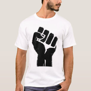 Schwarzer Stolz Widerstand T-Shirt